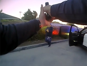 Bodycam shows officer shooting suspect armed with a sword